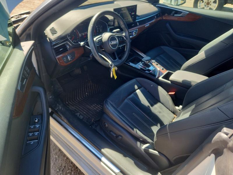 Photo 8 from auction – 2022 AUDI A5 with VIN WAU2AGF59NN005755