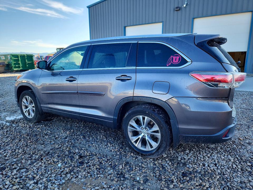Фото 2 с аукциона – 2015 TOYOTA HIGHLANDER с VIN 5TDJKRFH6FS194099
