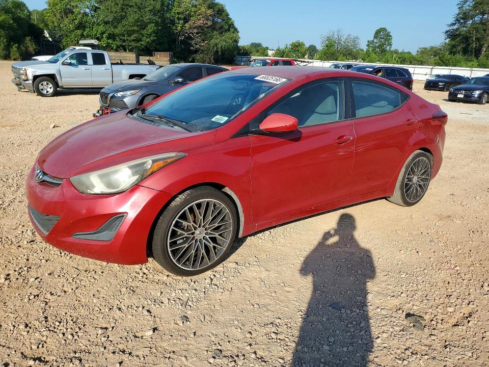HYUNDAI ELANTRA 2014 with VIN KMHDH4AE7EU162408 - Photo from auction