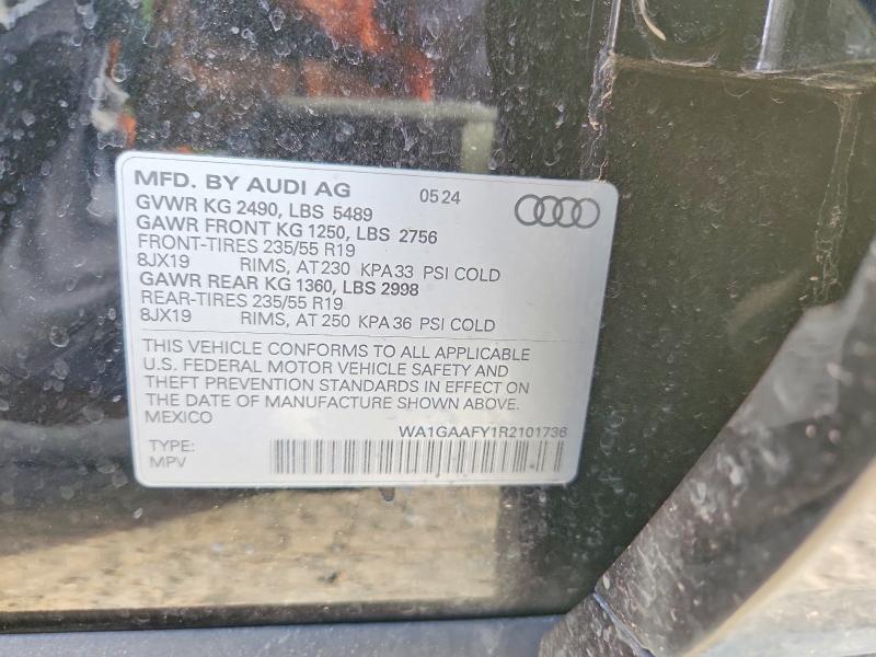 Photo 14 from auction – 2024 AUDI Q5 with VIN WA1GAAFY1R2101736