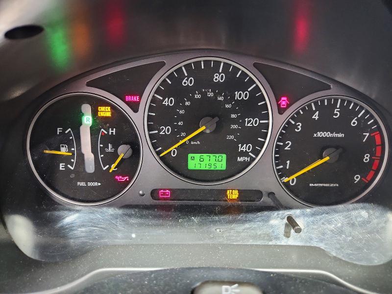 صورة رقم 9 من المزاد - 2003 SUBARU IMPREZA مع VIN JF1GD29663H507616