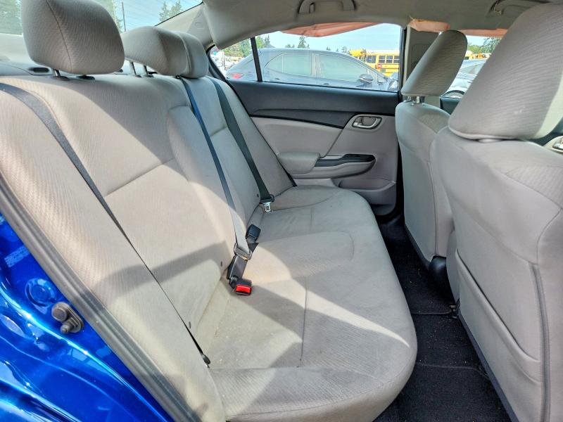 Photo 10 from auction – 2013 HONDA CIVIC with VIN 19XFB2F50DE290238