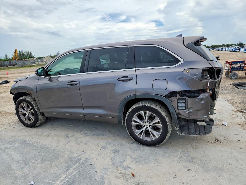 Photo 2 from auction – 2014 TOYOTA HIGHLANDER with VIN 5TDZKRFHXES013331