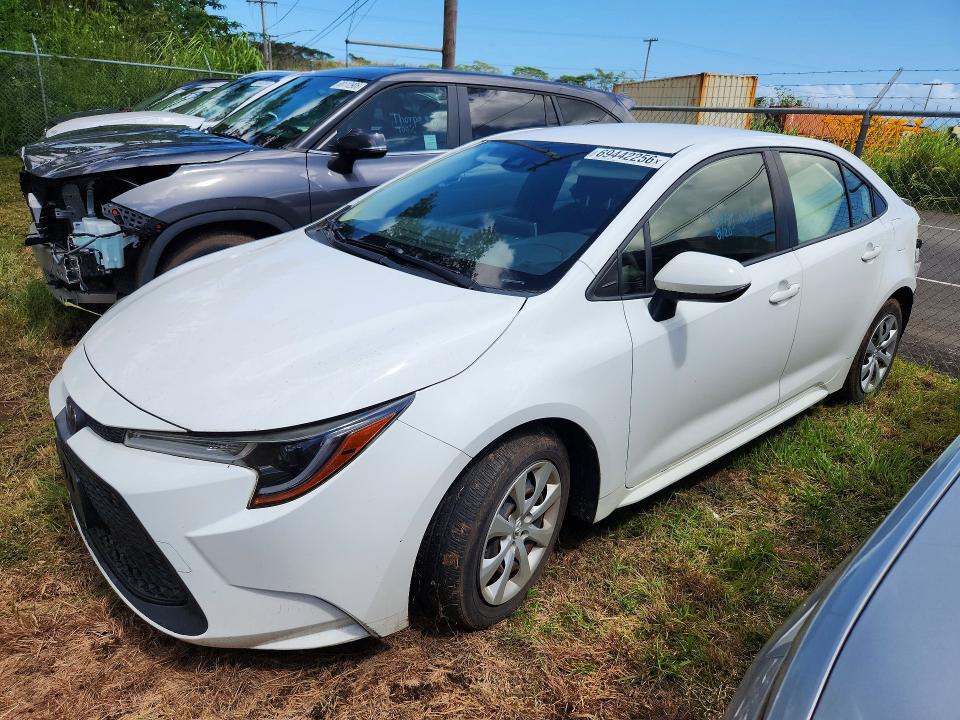 TOYOTA COROLLA 2020 with VIN JTDEPRAE9LJ079036 - Photo from auction