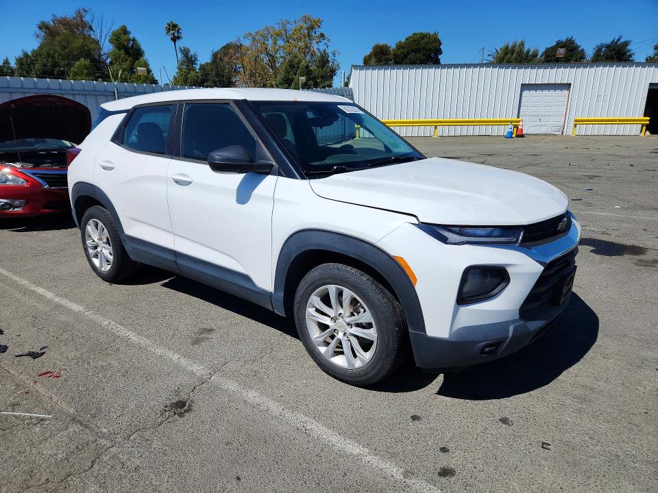 Photo 4 from auction – 2021 CHEVROLET TRAILBLAZER with VIN KL79MMS25MB017997