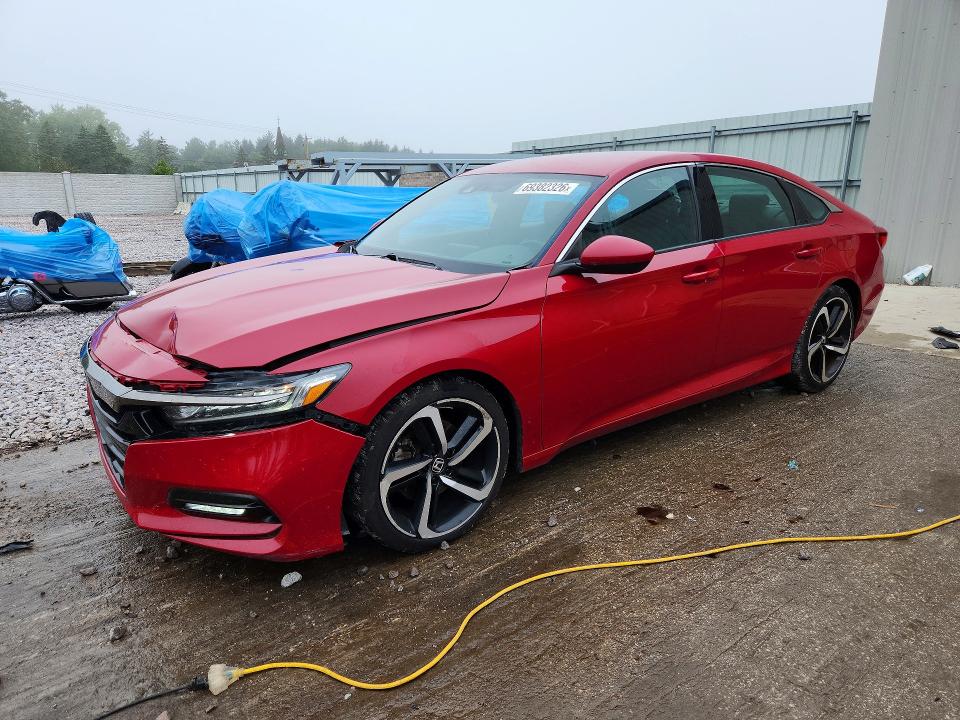 Photo 1 from auction – 2018 HONDA ACCORD with VIN 1HGCV1F39JA054710
