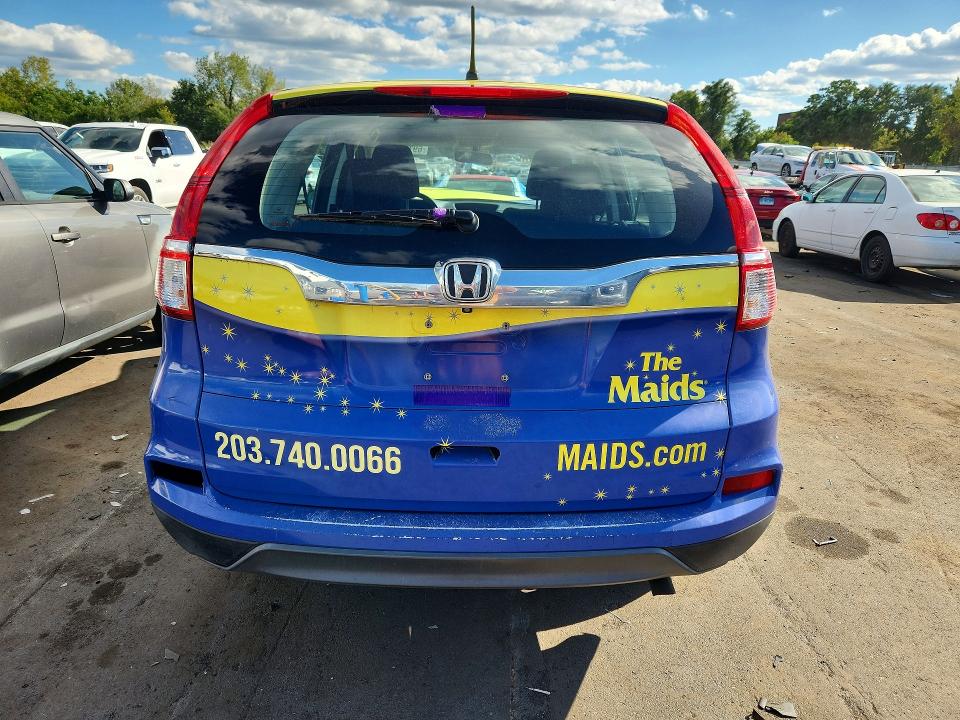 Photo 6 from auction – 2015 HONDA CR-V with VIN 5J6RM4H33FL085466