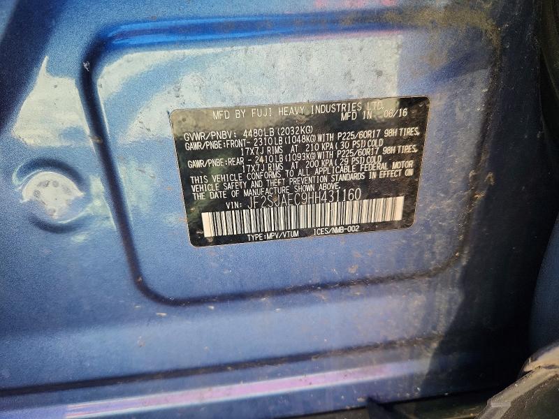 Foto 14 de la subasta – 2017 SUBARU FORESTER con VIN JF2SJAEC9HH431160