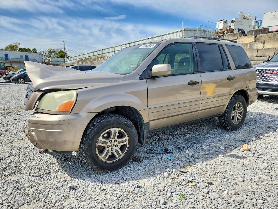 HONDA PILOT 2004 with VIN 2HKYF18664H508482 - Photo from auction