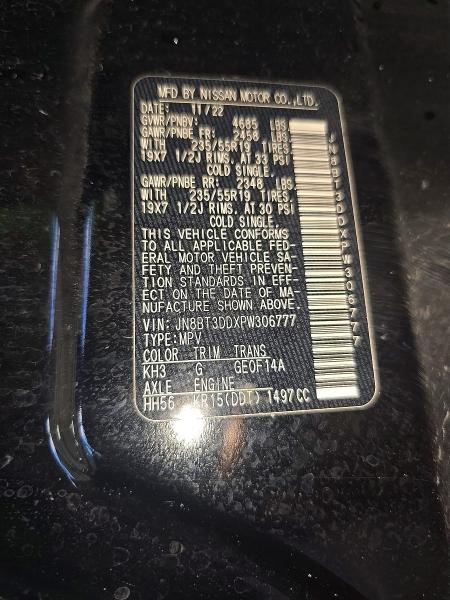 Photo 10 from auction – 2023 NISSAN ROGUE with VIN JN8BT3DDXPW206777