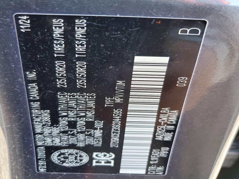 Photo 14 from auction – 2025 LEXUS NX 350H with VIN 2T2GKCEZ3SC044595