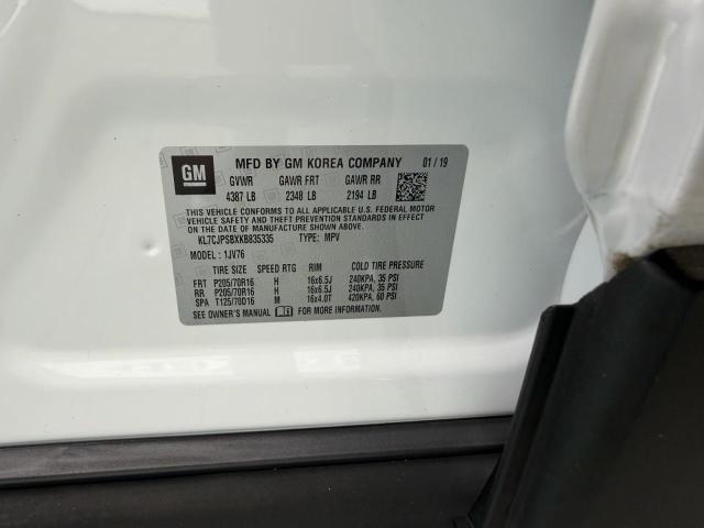 Zdjęcie 10 z aukcji – 2019 CHEVROLET TRAX z VIN KL7CJPSBXKB835335