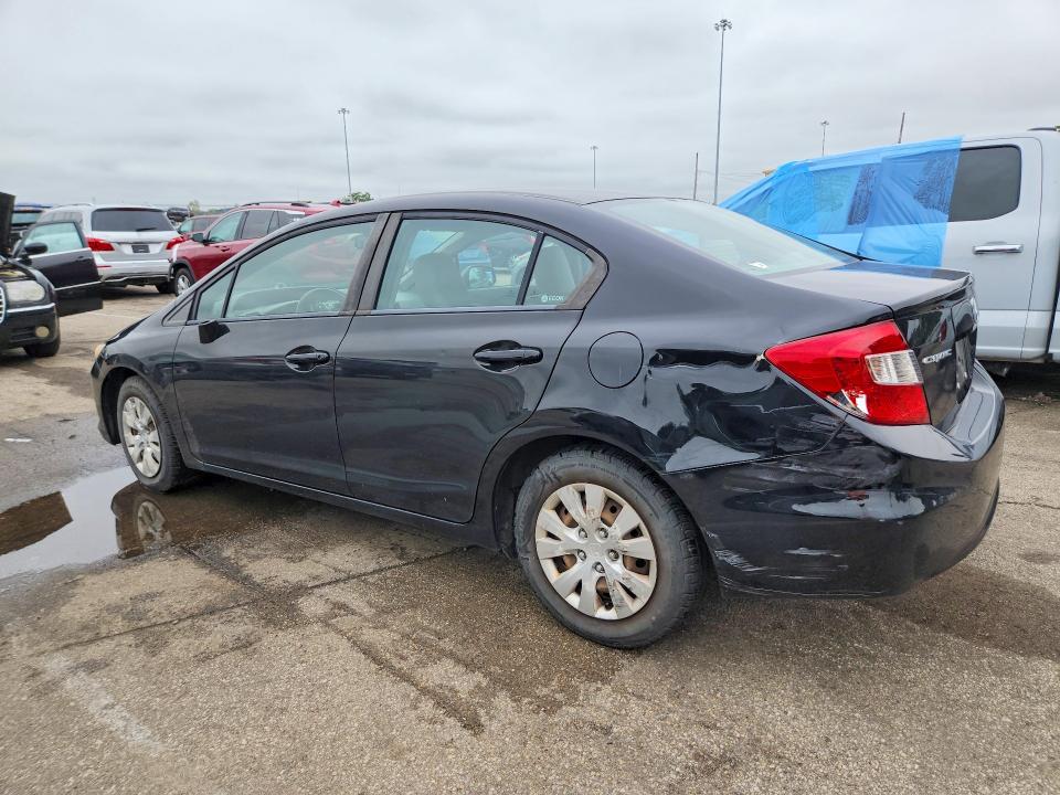 Photo 2 from auction – 2012 HONDA CIVIC with VIN 19XFB2F52CE079038