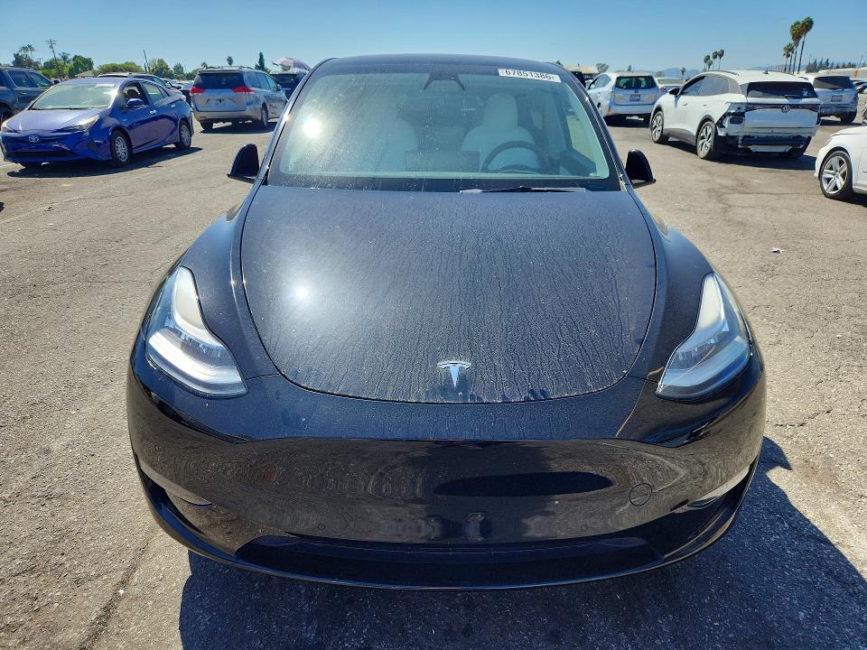 Photo 5 from auction – 2021 TESLA MODEL Y with VIN 5YJYGDEE0MF145153