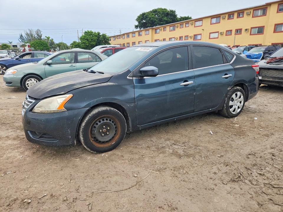NISSAN SENTRA 2014 с VIN 3N1AB7AP4EY224942 - Снимка от търг