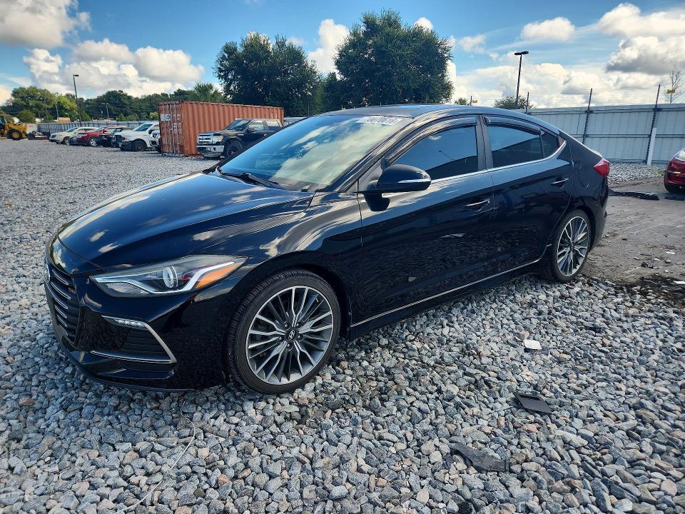 Снимка 1 от търг – 2018 HYUNDAI ELANTRA с VIN KMHD04LBXJU508133