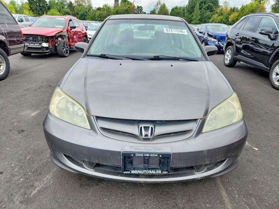 Photo 5 from auction – 2005 HONDA CIVIC with VIN 2HGES16425H507793