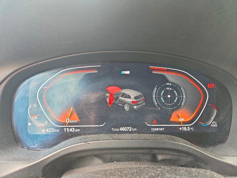 Photo 9 from auction – 2022 BMW X3 with VIN 5UX53DP04N9L45611
