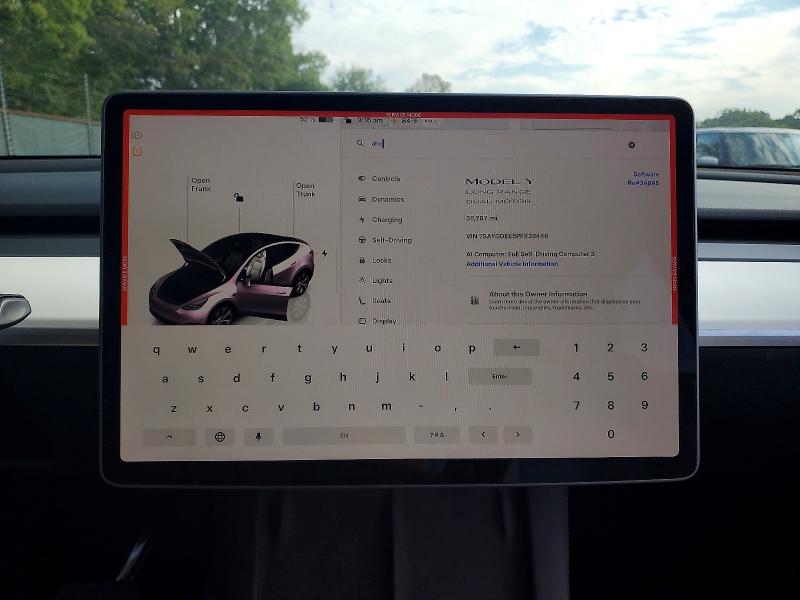 Снимка 9 от търг – 2023 TESLA MODEL Y с VIN 7SAYGDEE5PF639466