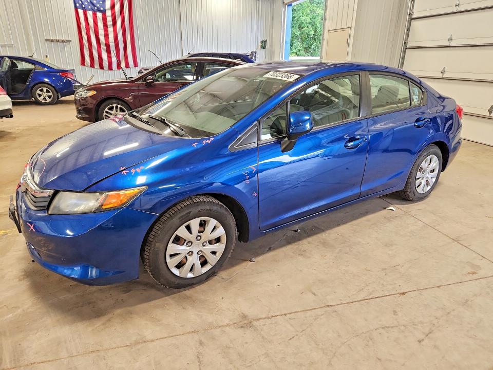 Photo 1 from auction – 2012 HONDA CIVIC with VIN 19XFB2F53CE026557