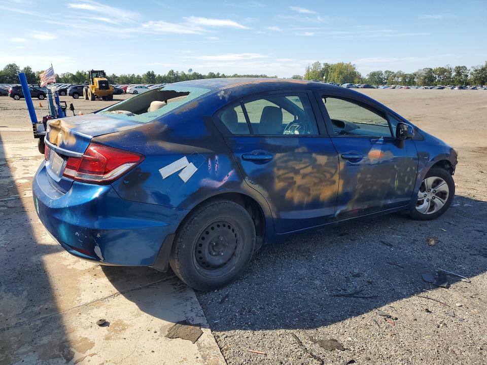 Photo 3 from auction – 2013 HONDA CIVIC with VIN 19XFB2F57DE241392