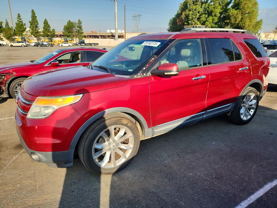 FORD EXPLORER 2013 with VIN 1FM5K7F82DGA99189 - Photo from auction