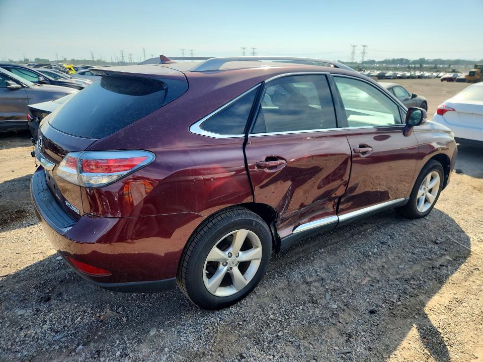 Photo 3 from auction – 2013 LEXUS RX 350 with VIN JTJBK1BA7D2033440