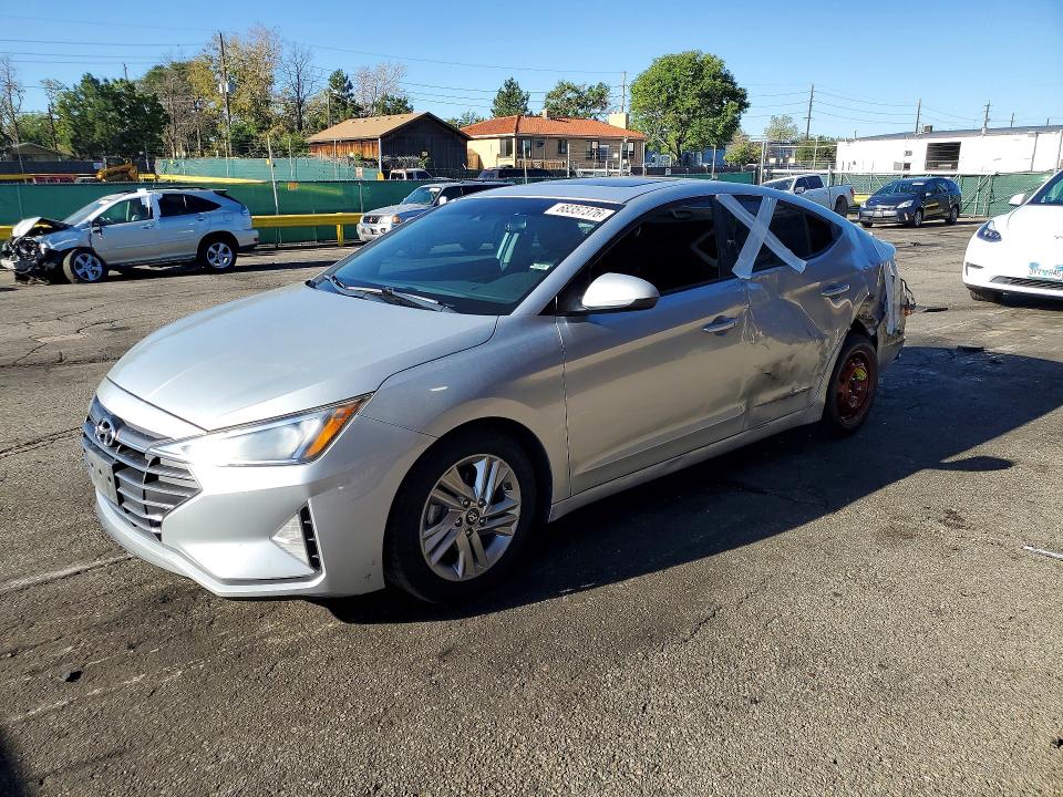 HYUNDAI ELANTRA 2019 с VIN KMHD84LF6KU778196 - Снимка от търг