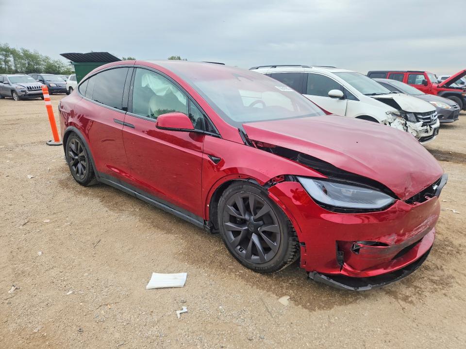 Photo 4 from auction – 2024 TESLA MODEL X with VIN 7SAXCAE56RF443223