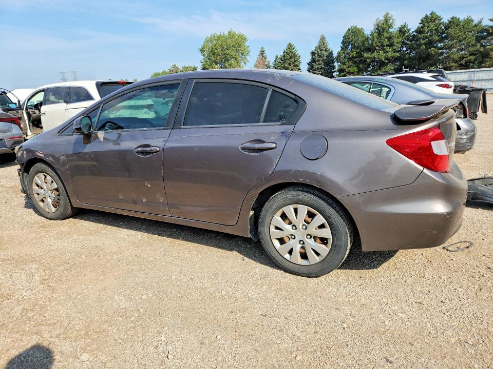 Photo 2 from auction – 2012 HONDA CIVIC with VIN 19XFB2F55CE024437
