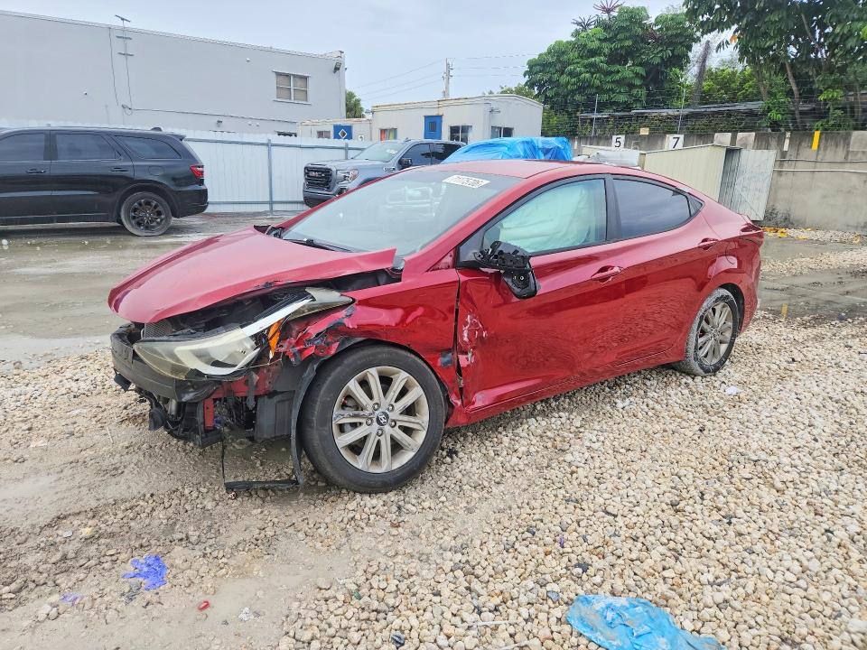 HYUNDAI ELANTRA 2016 with VIN KMHDH4AE8GU574811 - Photo from auction
