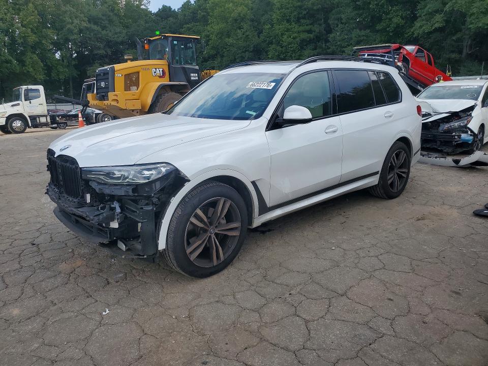 BMW X7 2021 with VIN 5UXCW2C08M9F34336 - Photo from auction