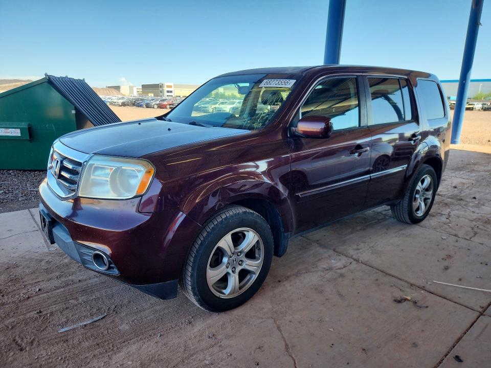 HONDA PILOT 2015 with VIN 5FNYF4H56FB036648 - Photo from auction