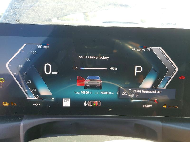 Photo 9 from auction – 2023 BMW I4 with VIN WBY33AW01PFN56924