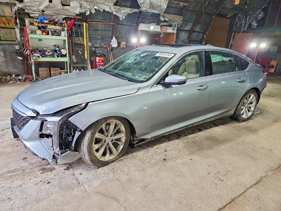 CADILLAC CT5 2025 with VIN 1G6DS5RW3S0100650 - Photo from auction