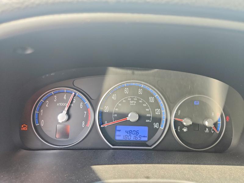 Photo 9 from auction – 2008 HYUNDAI SANTA FE with VIN 5NMSG73D68H186134