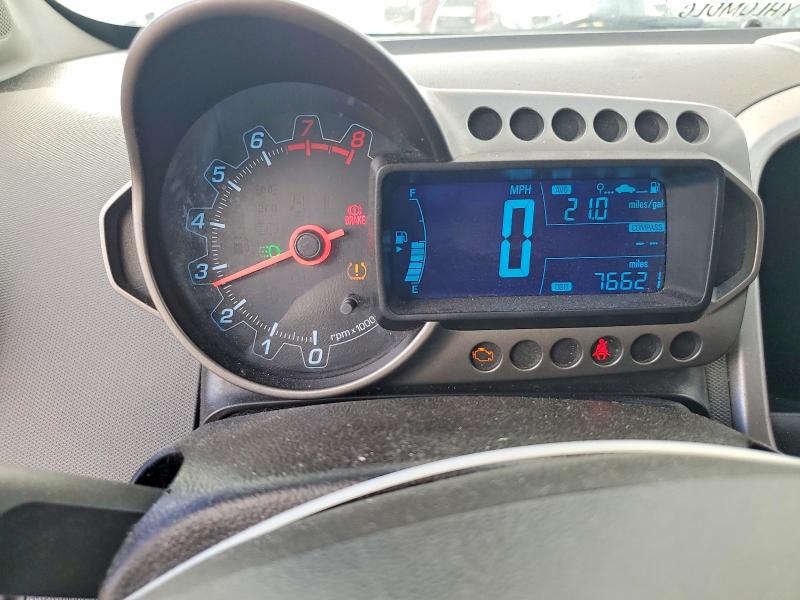 Photo 9 from auction – 2014 CHEVROLET SONIC with VIN 1G1JC6SG8E4238096