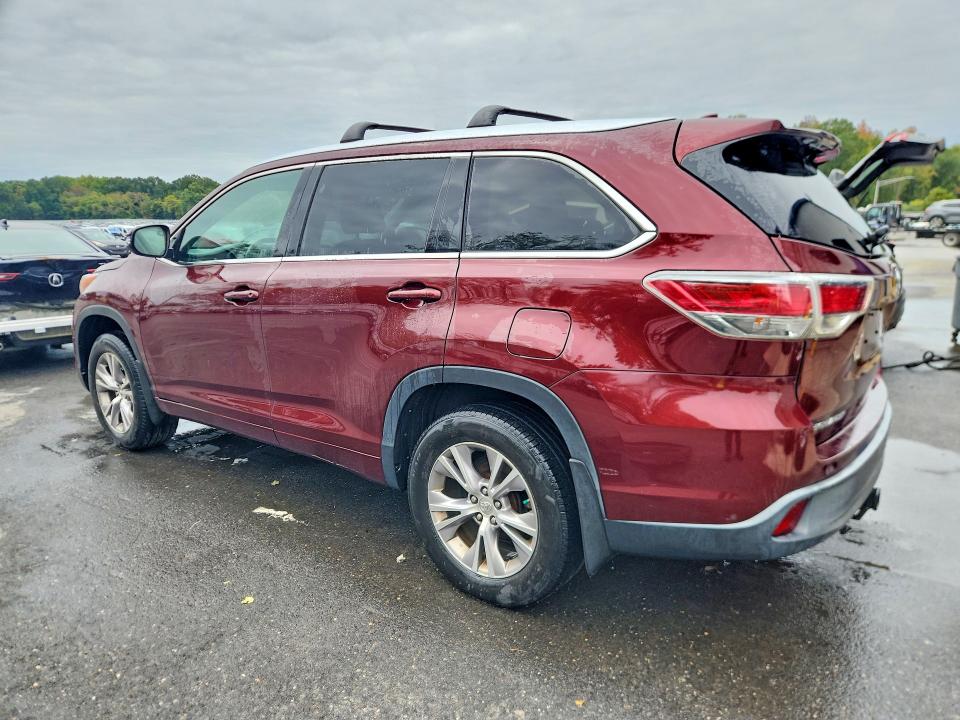Photo 2 from auction – 2015 TOYOTA HIGHLANDER with VIN 5TDJKRFH2FS149967