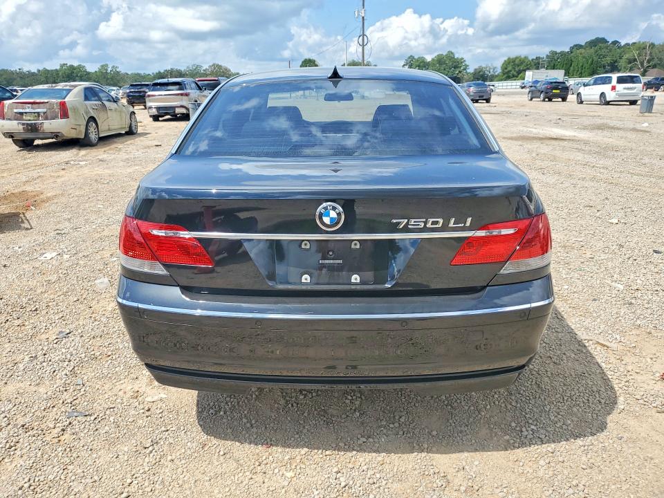 Photo 6 from auction – 2006 BMW 750 with VIN WBAHN83576DT35748