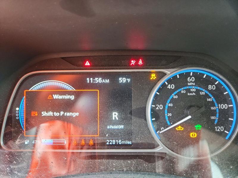 Photo 9 from auction – 2022 NISSAN LEAF with VIN 1N4BZ1BV3NC563911