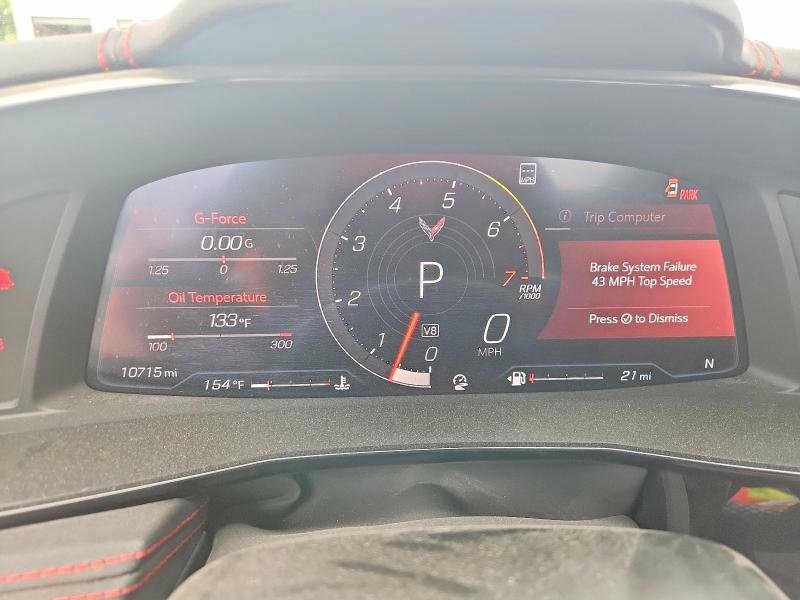 Photo 9 from auction – 2022 CHEVROLET CORVETTE with VIN 1G1YB3D45N5115059