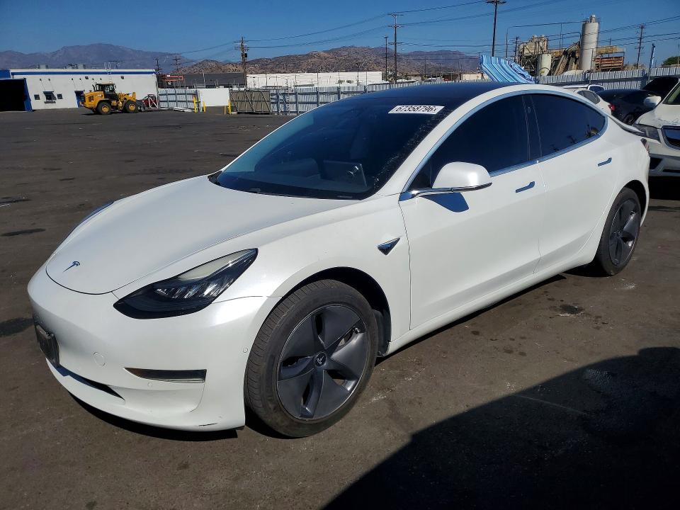 TESLA MODEL 3 2020 with VIN 5YJ3E1EA0LF631455 - Photo from auction