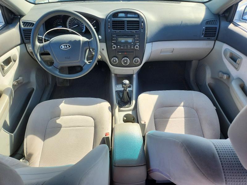 Photo 8 from auction – 2007 KIA SPECTRA with VIN KNAFE121575389428