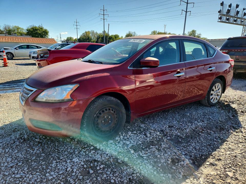 NISSAN SENTRA 2013 with VIN 3N1AB7AP9DL640058 - Photo from auction