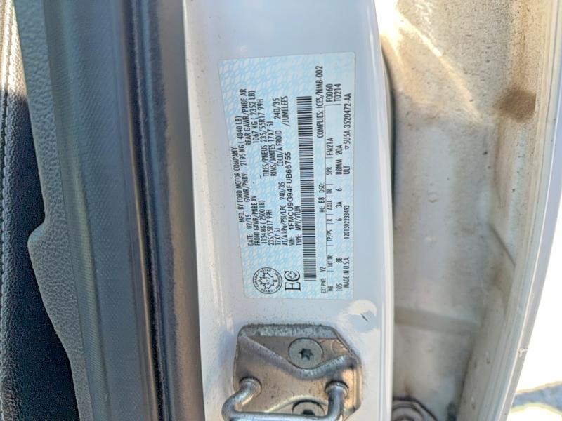Фото 10 с аукциона – 2015 FORD ESCAPE с VIN 1FMCU9G94FUB66755