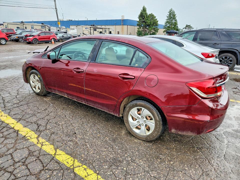 Photo 2 from auction – 2015 HONDA CIVIC with VIN 19XFB2F53FE001601