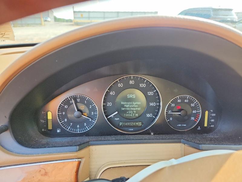 Photo 9 from auction – 2009 MERCEDES-BENZ E with VIN WDBUH87X99B439130