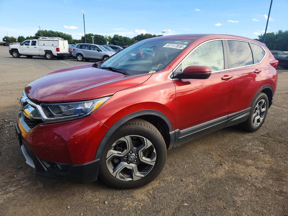 HONDA CR-V 2019 with VIN 2HKRW2H52KH612207 - Photo from auction