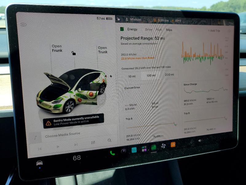Photo 9 from auction – 2023 TESLA MODEL Y with VIN 7SAYGDEE4PA043231
