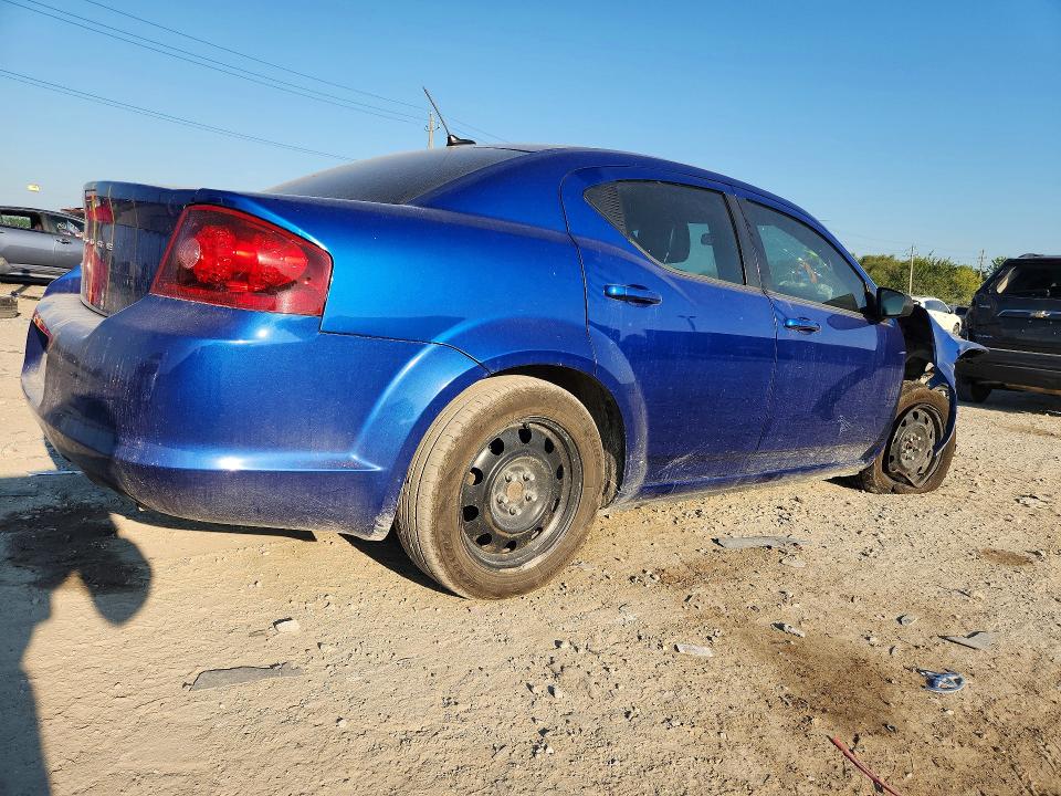 Photo 3 from auction – 2012 DODGE AVENGER with VIN 1C3CDZAB2CN259493